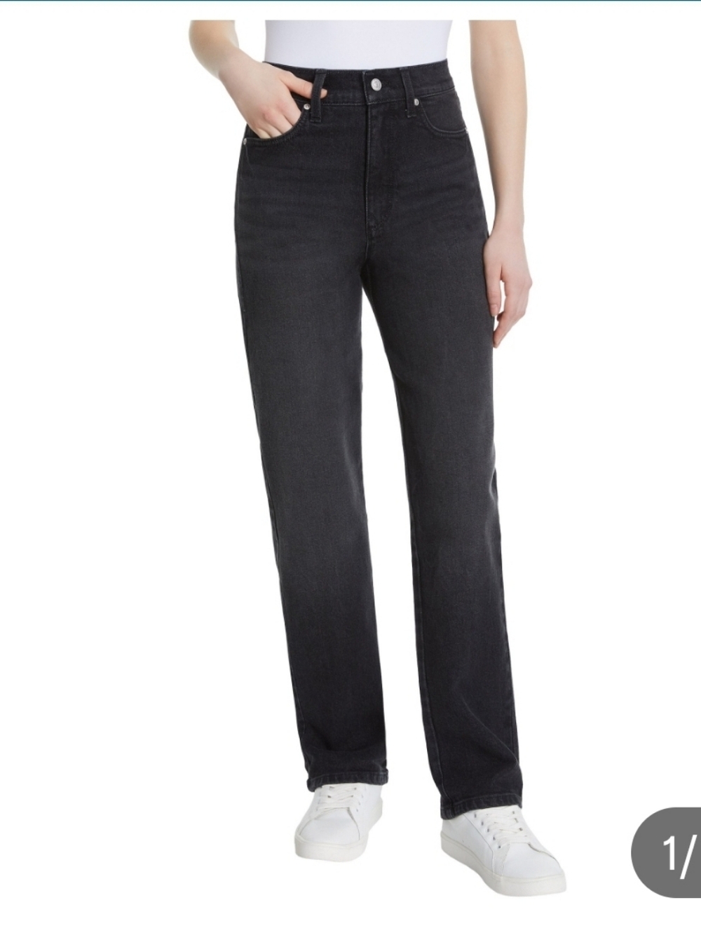 (Ew)Gloria Vanderbilt Ladies  High-Rise Straight Leg Jeans